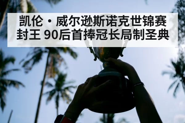 凯伦·威尔逊斯诺克世锦赛封王 90后首捧冠长局制圣典